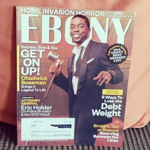 Ebony Magazine Chad Boseman Bring A Legend To Life September 2014